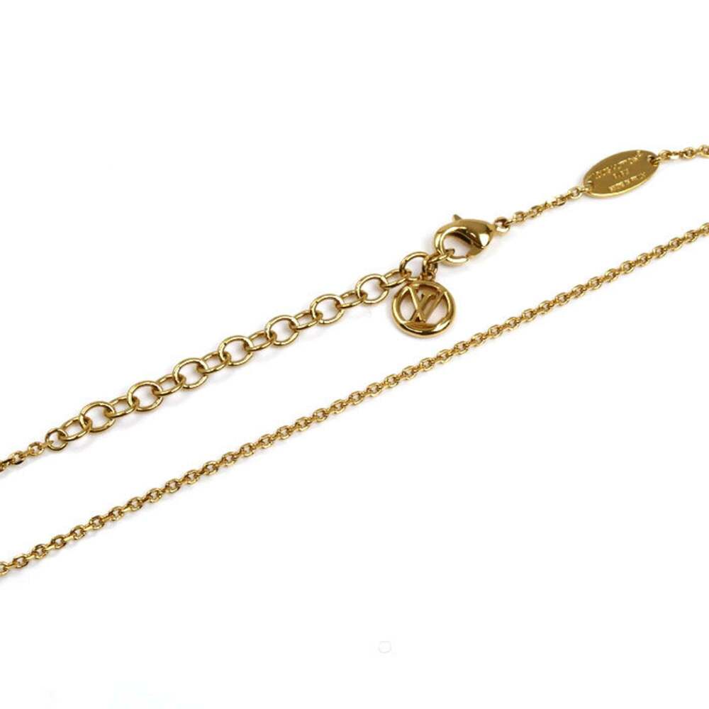 LOUIS VUITTON Gold Necklace - Picture 4 of 7